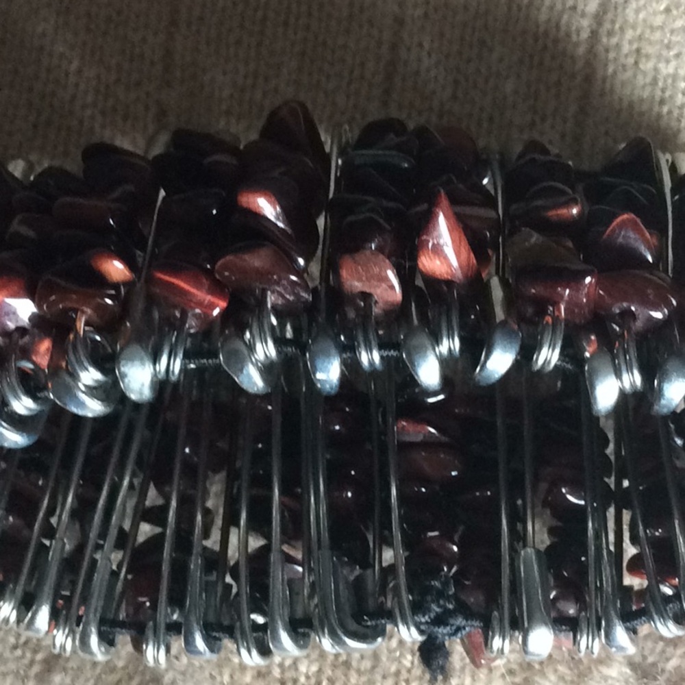 Handmade Safety Pin Bracelet - Picture 4 of 6